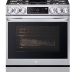 LG InstaView with Air Fry 30-in 5 Burners 6.3-cu